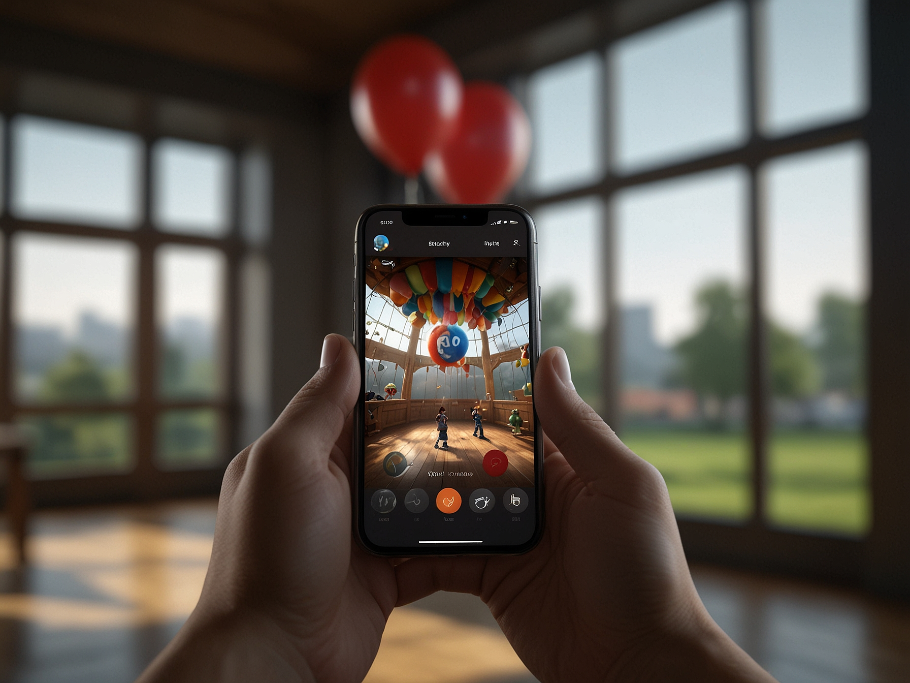 Ingreso móvil Juego del Globo